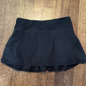 lululemon athletica Black Performance Skort Tennis Skirt size 4